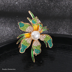 PENDRA Pearlina Pearl Flower Brooch