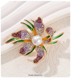 PENDRA Pearlina Pearl Flower Brooch