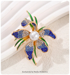 PENDRA Pearlina Pearl Flower Brooch