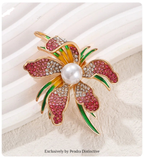 PENDRA Pearlina Pearl Flower Brooch
