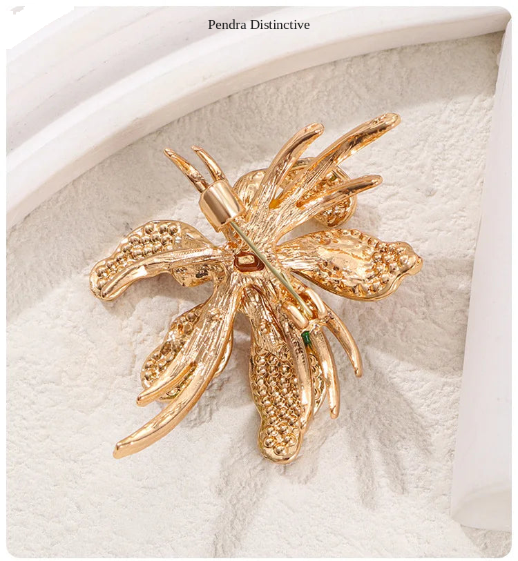 PENDRA Pearlina Pearl Flower Brooch