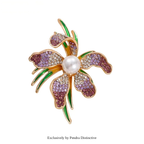 PENDRA Pearlina Pearl Flower Brooch