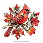 PENDRA Perched Songbird Vintage Rhinestone Brooch
