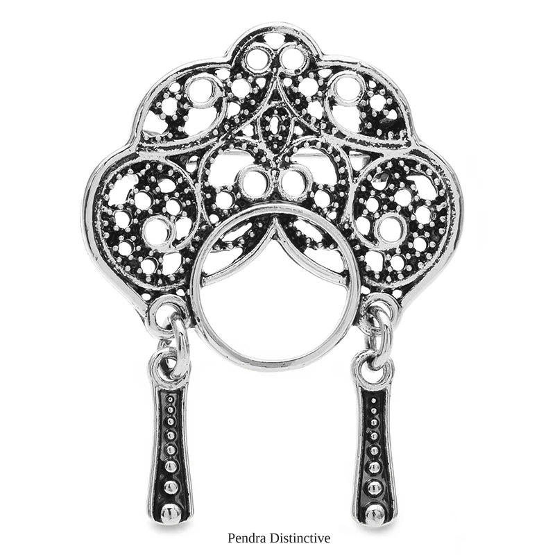 PENDRA Vintage Wear Phoenix Coronet Lady Brooch
