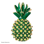 PENDRA Pineapella Rhinestone Pineapple Brooch