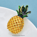 PENDRA Pineapella Sparkling Pineapple Brooch