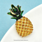 PENDRA Pineapella Sparkling Pineapple Brooch
