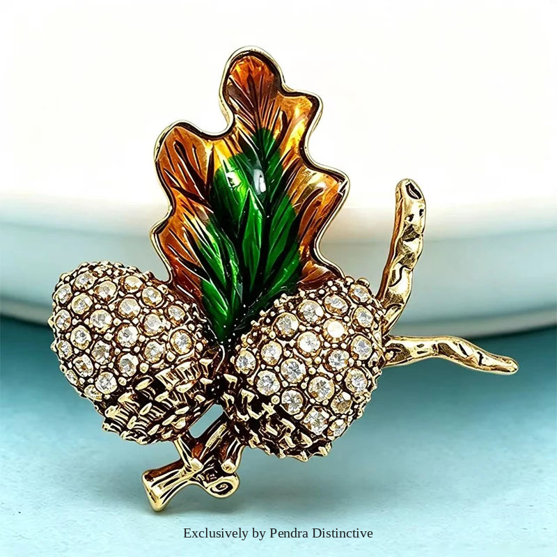 PENDRA Pinecone Vintage Pinecone Brooch