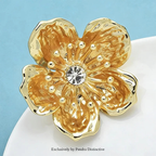 PENDRA Plumelle Alloy Plum Blossom Brooch