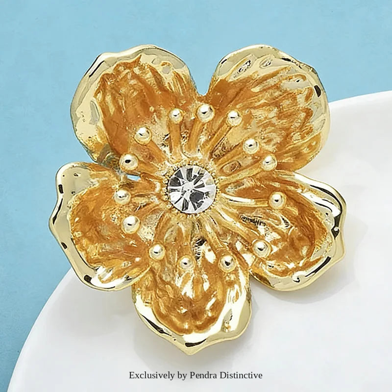 PENDRA Plumelle Alloy Plum Blossom Brooch