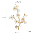 PENDRA Plumelle Beautiful Plum Blossom Brooch