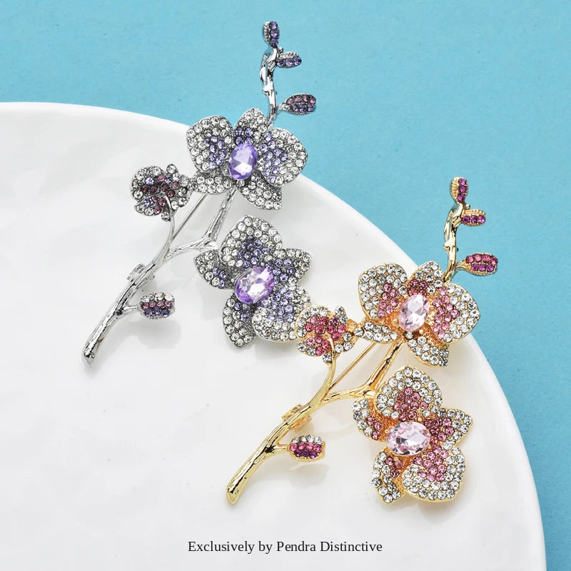 PENDRA Plumelle Beautiful Plum Blossom Brooch