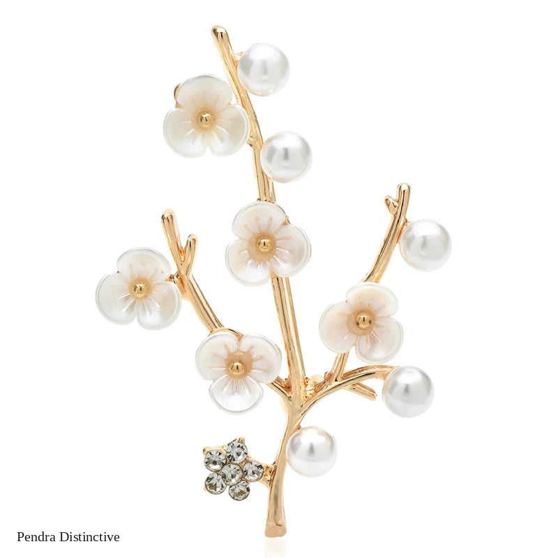 PENDRA Plumelle Beautiful Plum Blossom Brooch