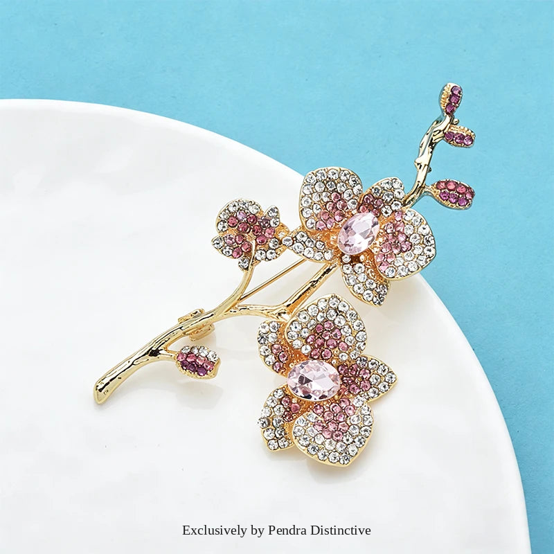 PENDRA Plumelle Beautiful Plum Blossom Brooch