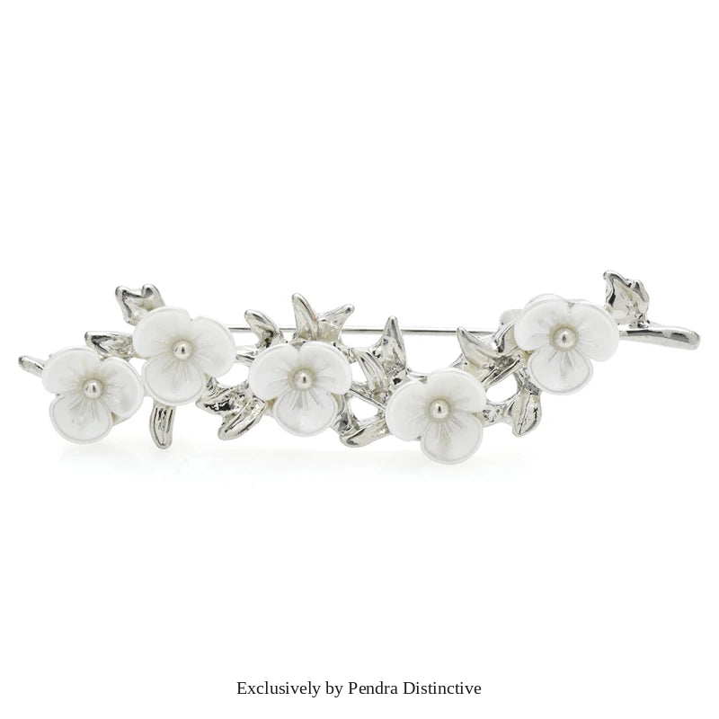 PENDRA Plumelle Pretty Plum Blossom Brooch