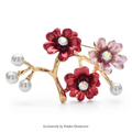 PENDRA Plumelle Pretty Plum Blossom Brooch