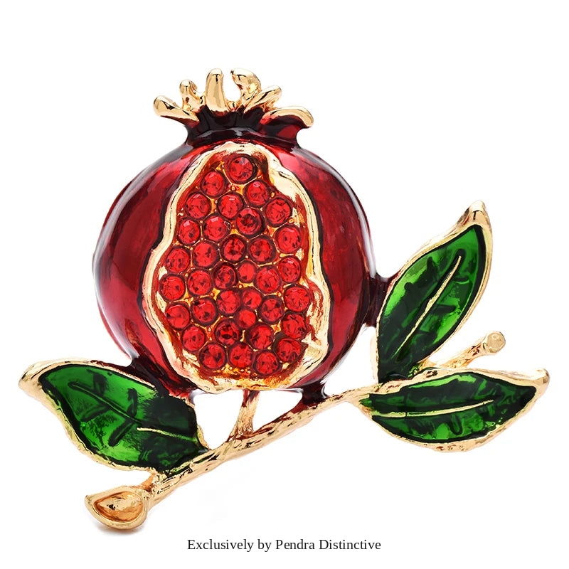 PENDRA Pomella Beautiful Pomegranate Brooch
