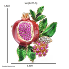 PENDRA Pomella Beautiful Pomegranate Brooch