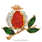 PENDRA Pomella Beautiful Pomegranate Brooch