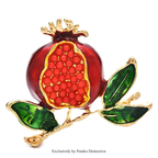 PENDRA Pomella Beautiful Pomegranate Brooch