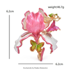 PENDRA Pomella Big Pomegranate Flower Brooch