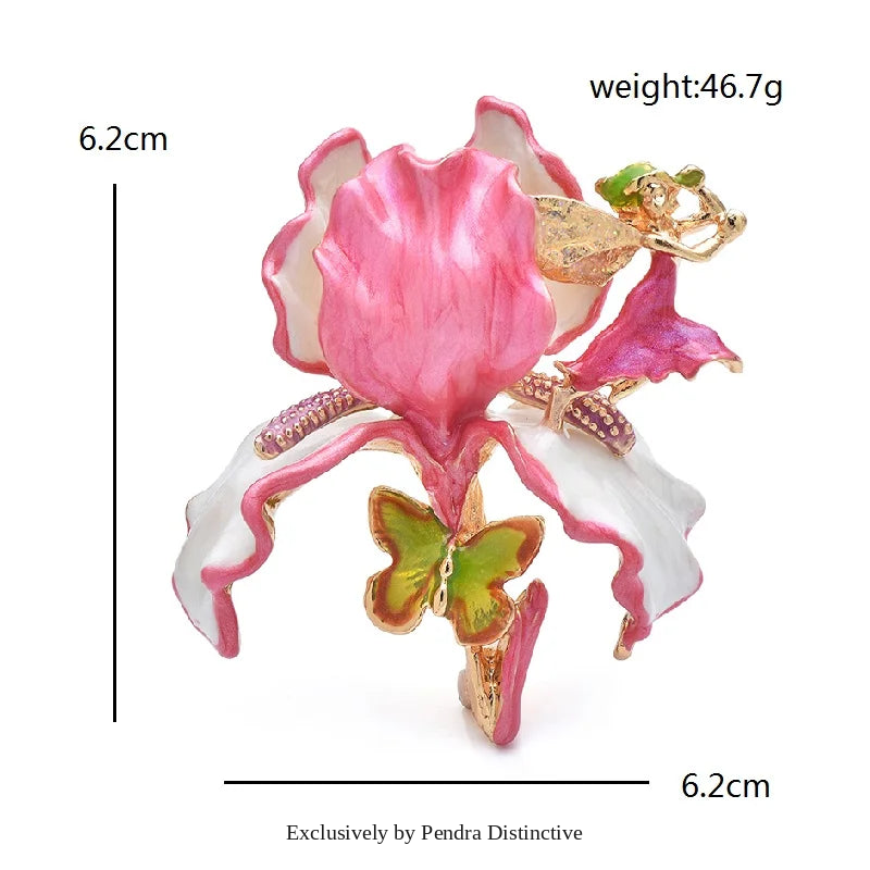 PENDRA Pomella Big Pomegranate Flower Brooch
