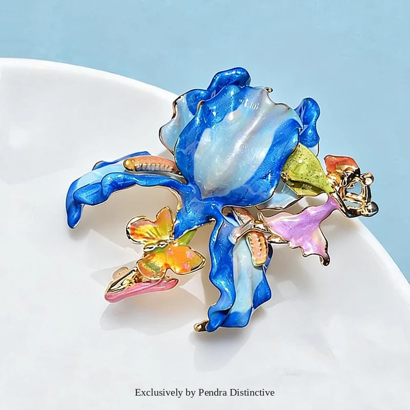 PENDRA Pomella Big Pomegranate Flower Brooch