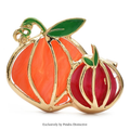 PENDRA Pumpkelle Halloween Pumpkin Brooch
