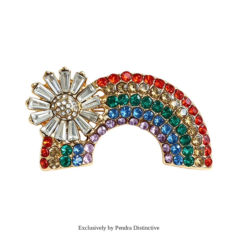 PENDRA Rainbelle Cute Rainbow Brooch