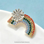 PENDRA Rainbelle Cute Rainbow Brooch