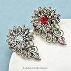 PENDRA Regalia Crystal Flower Brooch