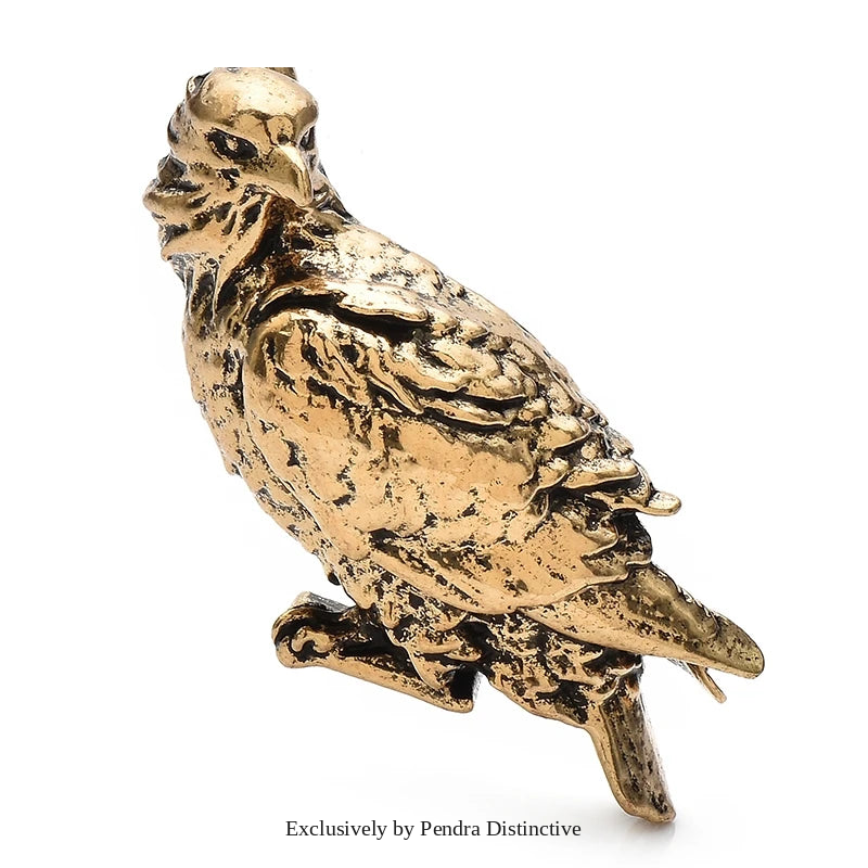 PENDRA Retro Alloy Bird Brooch