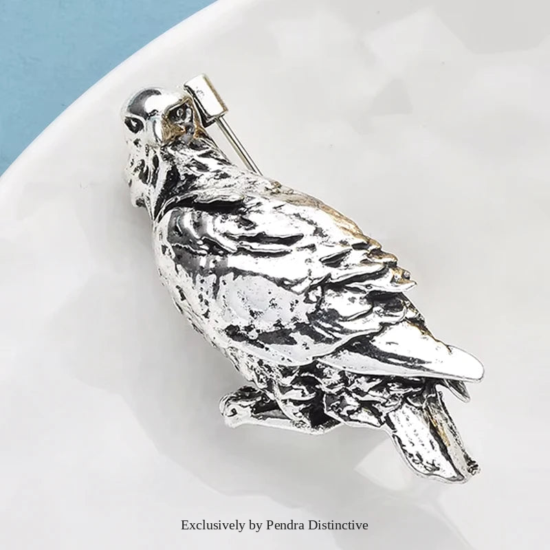 PENDRA Retro Alloy Bird Brooch