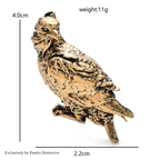 PENDRA Retro Alloy Bird Brooch