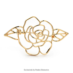 PENDRA Rosalia Rose Flower Brooch