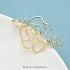 PENDRA Rosalia Rose Flower Brooch