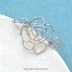 PENDRA Rosalia Rose Flower Brooch