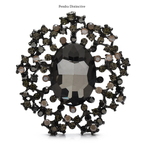 PENDRA Royale Palace Crystal Round Brooch