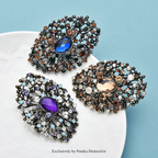 PENDRA Royale Round Flower Brooch