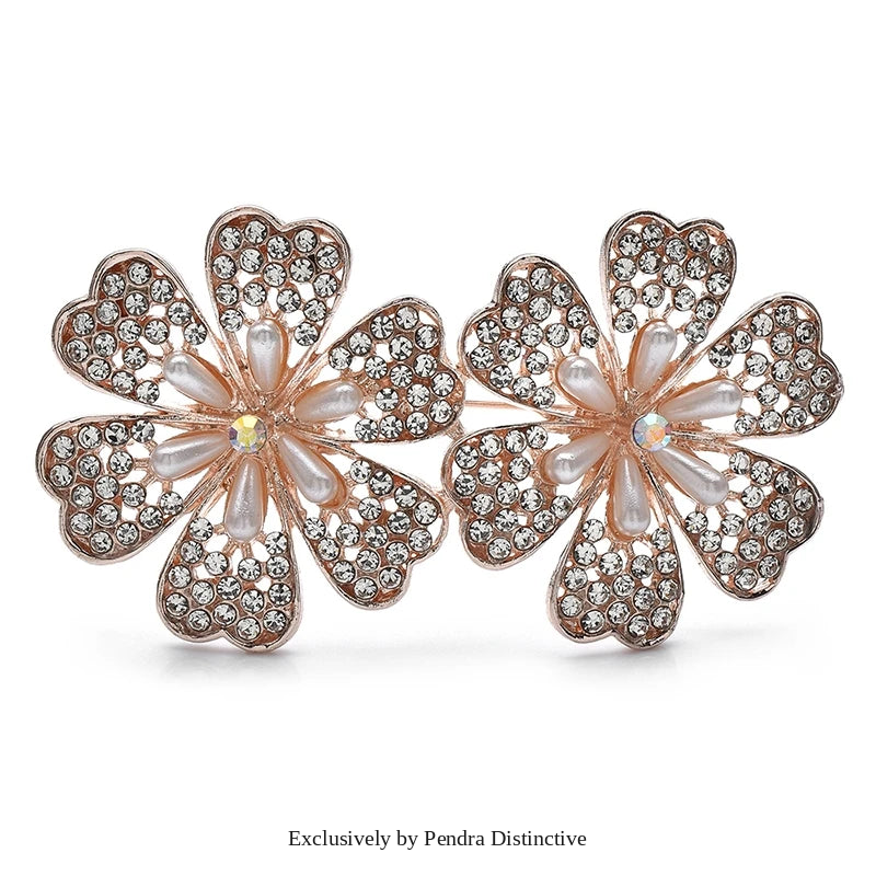 PENDRA Sakuraia Pearl Cherry Blossom Brooch