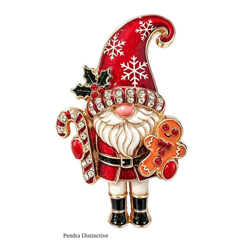 PENDRA Santa Claus Brooch