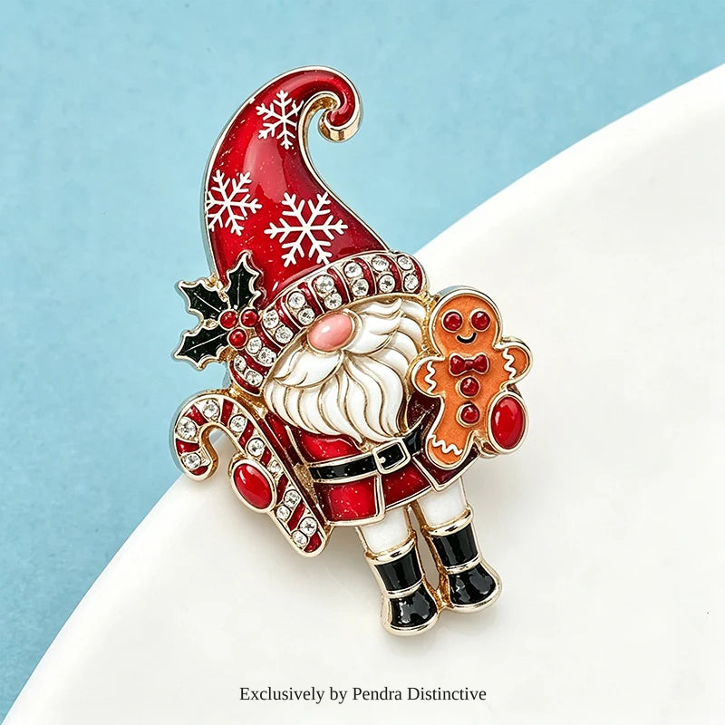 PENDRA Santa Claus Brooch