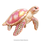 PENDRA Sea Turtle Rhinestone Brooch