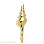 PENDRA Seashell Conch Stainless Steel Brooch