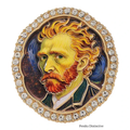 PENDRA Self-Portrait Painting Brooch
