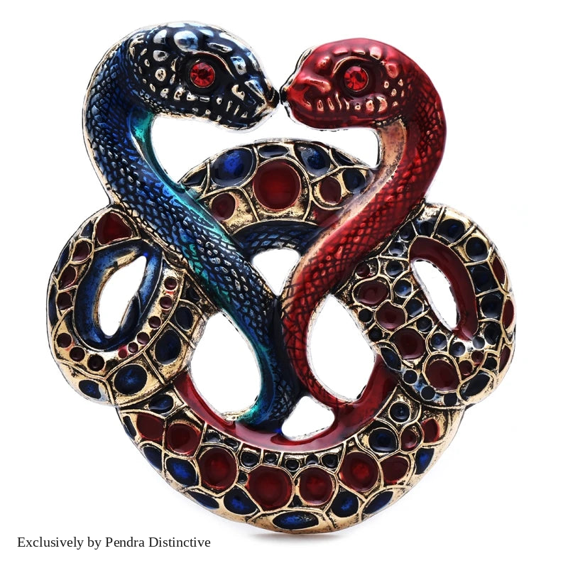 PENDRA Serpelle Snake Brooch