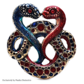 PENDRA Serpelle Snake Brooch