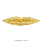 PENDRA Alloy Sexy Lip Brooch