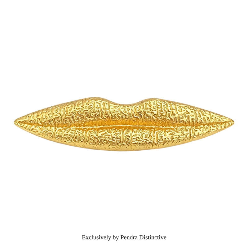 PENDRA Alloy Sexy Lip Brooch