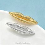 PENDRA Alloy Sexy Lip Brooch